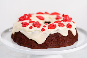 Red velvet bundt cake
