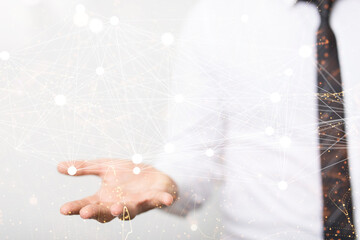 conference Digital Network and data concept 3d