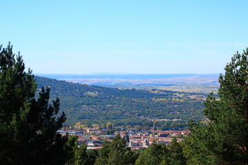 view from the top of the mountain