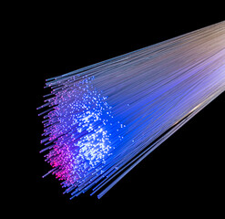 Optical fibers string