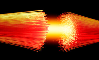 Optical fibers connection
