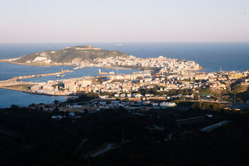 Fototapeta na wymiar View of the city of Ceuta