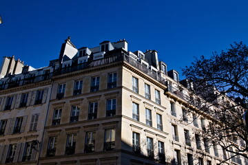 Fototapeta na wymiar Picturesque streets in Paris