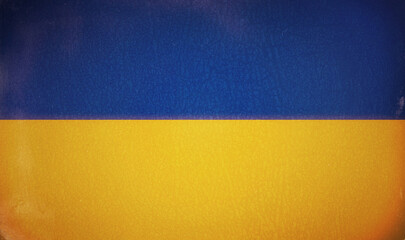 Flag of Ukraine. Symbol, poster, banner of the national flag. Copy space for text