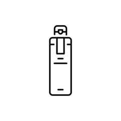 Micellar water color line icon. Pictogram for web page