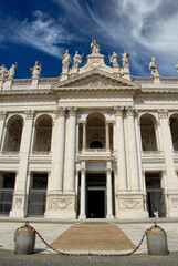 Fototapeta premium Rome, Italy - June 2000: View on Archbasilica of Saint John Lateran