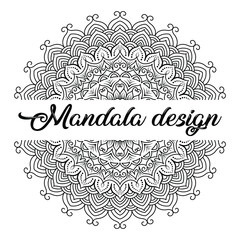 Mandalas for coloring book. Decorative round ornaments. Vintage decorative elements. Oriental pattern, vector illustration. mandala for Henna, Mehndi, tattoo, decoration.