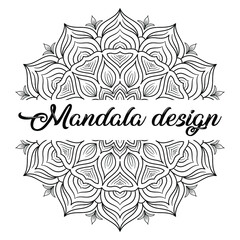 Mandalas for coloring book. Decorative round ornaments. Vintage decorative elements. Oriental pattern, vector illustration. mandala for Henna, Mehndi, tattoo, decoration.