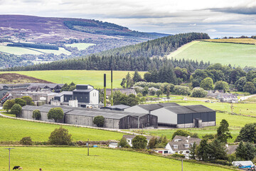 Fototapeta na wymiar Glenlivet Distillery near Tomintoul, Moray, Scotland UK.
