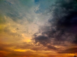 Obraz premium sky at sunset
