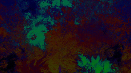 Dark fluorescent stained grunge texture digital art.
