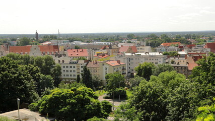 Panorama miasta Gorzowa Wielkopolskiego 