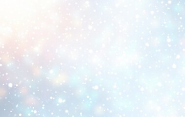 Winter sky light blue snowfall background. Blur texture.