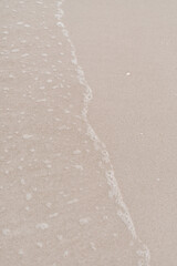 Sandy beach background. Beige color. Minimalist aesthetic - 493468337