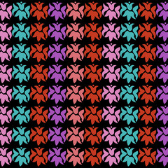 Colorful modern pattern for textile print, abstract texture, fashion design, bed sheets or pillow pattern, wrapping, ad, poster, artwork design vector