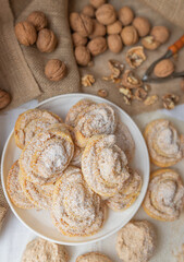 Walnut swirl pieces with walnut