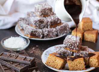 Lamington (traditional Hungarian version)