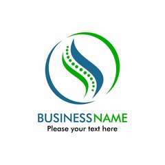 This is Spine diagnostic  logo design template illustration. suitable for medical, back bone, clinic, hospital etc