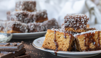 Lamington (traditional Hungarian version)