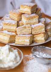 Cottage cheese pie (traditional Hungarian version)