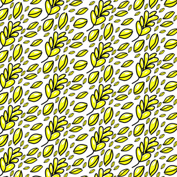Oat pattern vector. oat symbol. rice pattern. wallpaper. free space for text. copy space.