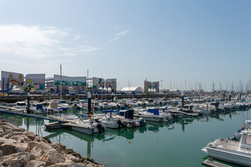boats in Puerto deportivo Sherry located in the town of El Puerto de Santa María, in the Bay of Cadiz. Andalusia. Spain. Europe.  © Jose Muñoz  Carrasco