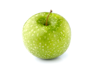 Green apple  on white background