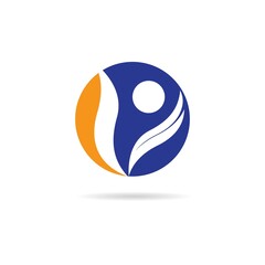 Teamwork logo template icon design