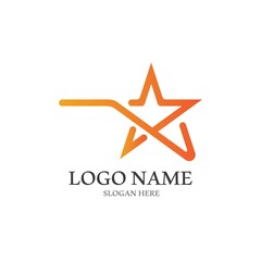 Obraz premium Star icon Template vector illustration