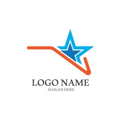 Obraz premium Star icon Template vector illustration