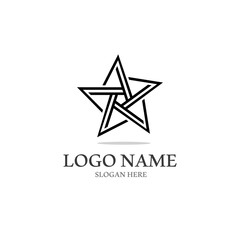 Fototapeta premium Star icon Template vector illustration
