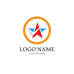 Star icon Template vector illustration