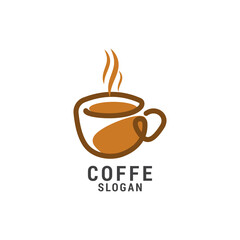 Coffee logo icon design template. Elegant, luxury, premium vector