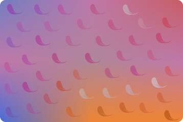 Mesh gradient background with feather pattern