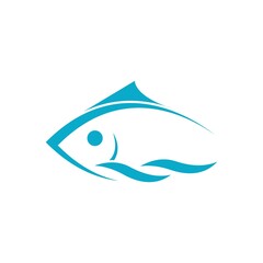 Fish logo template