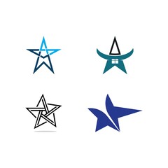 Star icon Template vector illustration