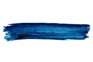 Fototapeta premium abstract acrylic watercolor paint brush stroke texture isolated on white background for logo and banner. design, creative, and illustration.