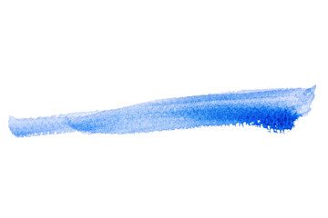 abstract acrylic watercolor paint brush stroke texture isolated on white background for logo and banner. design, creative, and illustration.