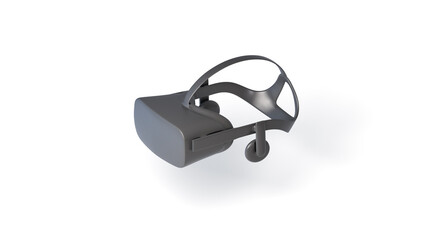 VR Headset 3D Rendered Illustration 
