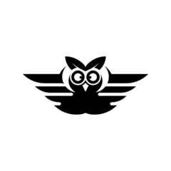 Owl logo template vector icon design