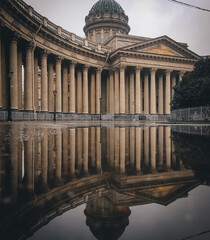 Cathédrale de Kazan, vues sur la ville de Saint-Pétersbourg, voyages, photos quotidiennes atmosphériques
