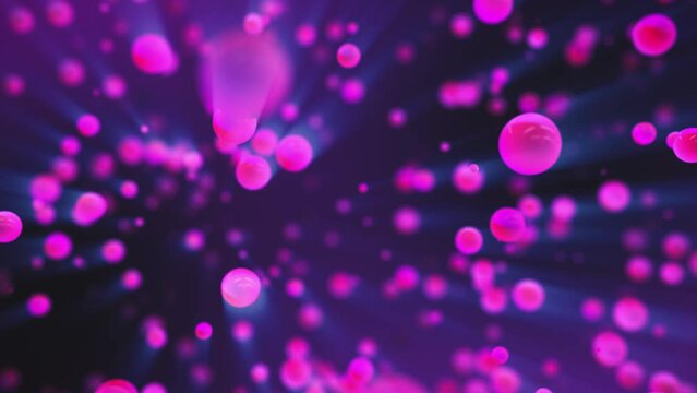 Bokeh abstract texture. Colorful. Defocused background. Blurred bright light. sphere points.