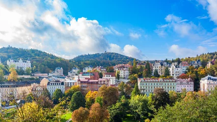 Tuinposter Karlovy Vary in Czech Republic. © Roman Sigaev