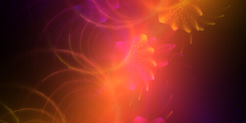 Fractal colorful background