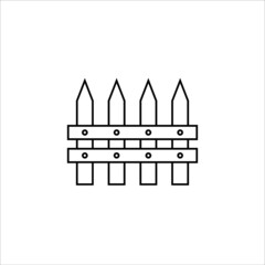 fence icon vector illustration symbol