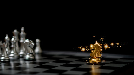  Chess that uses the concept of a competitive strategy,Chess is used to manage decisions, business strategy, business success concept, business competition planing teamwork strategic concept.