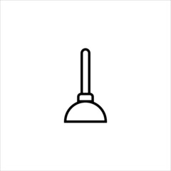 plunger icon vector illustration symbol