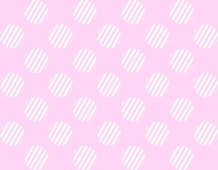 斜め線でできた水玉模様の背景素材　大きめドット柄の背景イラスト