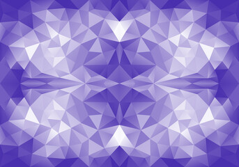 Obraz premium Very peri low poly seamless vector pattern