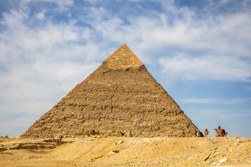 Fototapeta na wymiar great Pyramid Khafre, Giza, Cairo, Egypt